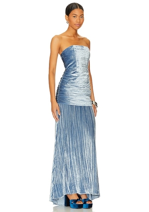 House of Harlow 1960 x REVOLVE Benicia Gown in Blue. Size L. Also in M, XL.