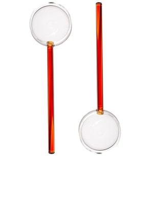 Fazeek Salad Servers in Orange.