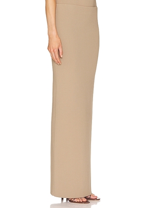 Helsa Carina Knit Skirt in Tan. Size L. Also in M, XL.