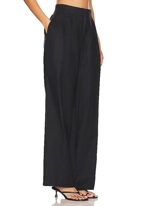 FAITHFULL THE BRAND Duomo Pant in Black. Size M. Also in L, S.