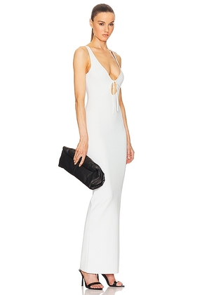 Helsa Teva Knit Dress in White. Size L. Also in M, XL.