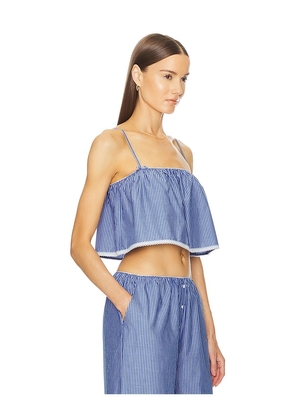 Helsa Pinstripe Poplin Camisole in Multi. Size L. Also in M, S, XL.