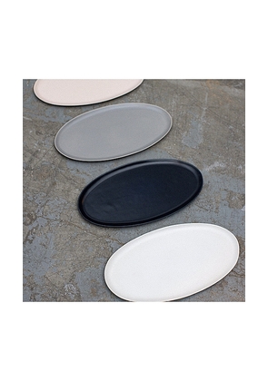 Fable The Oval Serving Platter in Grey.