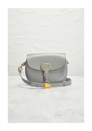 FWRD Renew Dior Bobby Shoulder Bag in Grey.