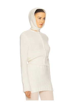 Helsa Annabelle Cardigan in Ivory. Size L. Also in M, S, XL.