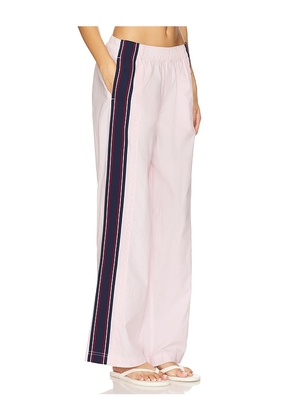 Free People Team Spirit Pull On Pant in Pink. Size L. Also in S, XL.