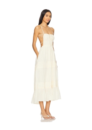 Free People x free-est Taking Sides Maxi Dress In Wet Plaster in Ivory. Size L. Also in XL.