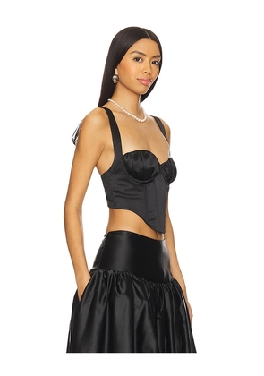 For Love & Lemons Nelly Top in Black. Size L. Also in M, S, XS.