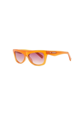 JACQUEMUS Pina Sunglasses in Orange.