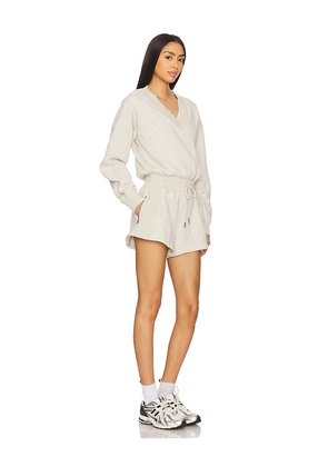 Free People x FP Movement Intercept Romper in Grey. Size L. Also in XL.