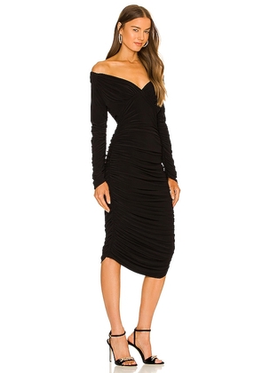 Norma Kamali Tara Dress in Black. Size L. Also in S, XL, XS, XXS.