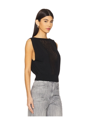 IRO Ulzie Top in Black. Size L. Also in M, S, XS.