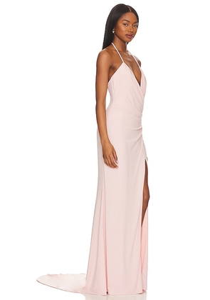Katie May Jupiter Gown in Blush. Size L. Also in M, S, XL.
