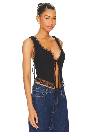 LIONESS Resurgence Cami in Black. Size L. Also in M, XL, XXL.