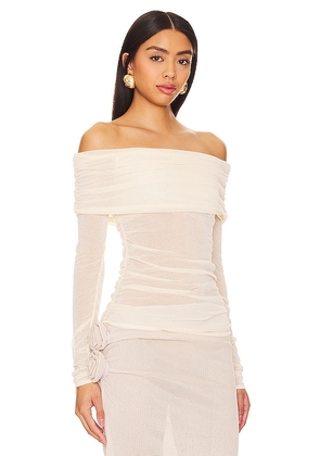 Lovers and Friends Lumin Knit Top in Ivory. Size L. Also in M, S.