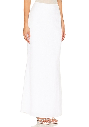 Lovers and Friends Cosima Maxi Skirt in White. Size L. Also in M, S, XL, XXS.
