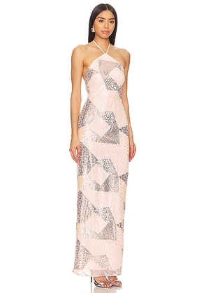 Lovers and Friends Ariel Maxi Dress in Pink. Size M. Also in S, XL, XS.