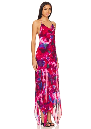 Lovers and Friends Phoenix Maxi Dress in Fuchsia. Size S. Also in M, XS.