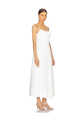 LPA Annalie Midi Dress in White. Size M. Also in L, S, XS, XXS.