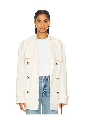 Lovers and Friends x Maggie MacDonald Sydney Jacket in Cream. Size L. Also in M, XL.