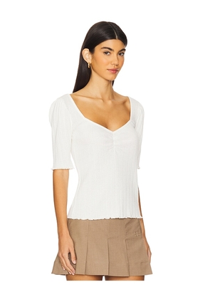 Nation Los Angeles Frenchie Top in Ivory. Size L. Also in M.