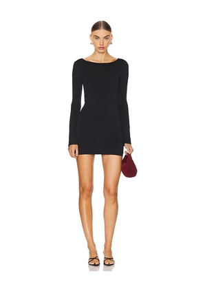 MORE TO COME Nicky Mini Dress in Black. Size L. Also in M, XL, XS.