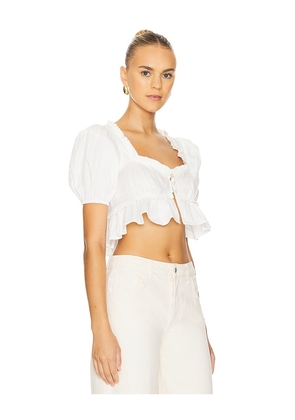LPA Annalie Top in White. Size L. Also in M.