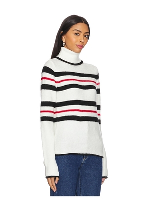 Lovers and Friends OcÃ©ane Turtleneck Pullover in White. Size L. Also in S, XL.