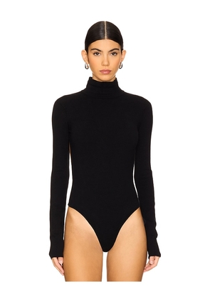 LPA Romona Knit Bodysuit in Black. Size L. Also in XL.