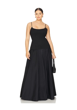 L'Academie by Marianna Laure Maxi Dress in Black. Size L. Also in M, S, XL, XS.