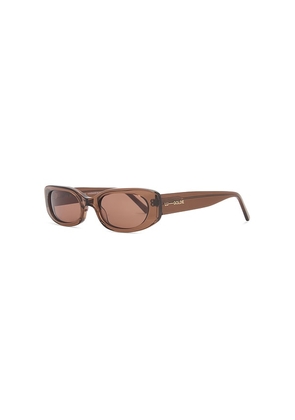 Lu Goldie Cali Sunglasses in Brown.