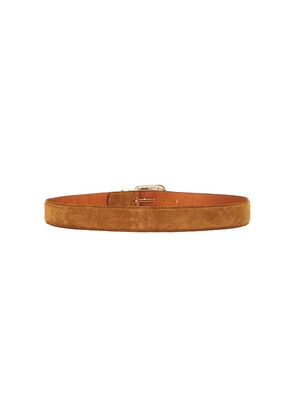 LAMARQUE Suede Belt in Tan. Size M. Also in S, XS.