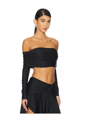 Mother of All Ciaran Crop Top in Black. Size L. Also in M, S.