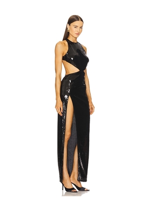 Michael Costello x REVOLVE Alethea Maxi Dress in Black. Size L. Also in M, S, XL.