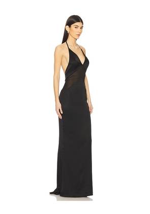 Michael Costello x REVOLVE Adelajda Gown in Black. Size L. Also in M, S, XL.