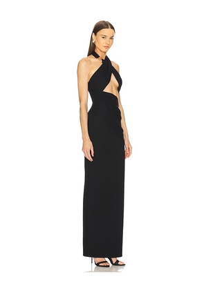 Michael Costello x REVOLVE Victoria Gown in Black. Size L. Also in M, S, XL.
