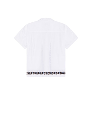 Obey Ruben Woven Shirt in White. Size L. Also in M, S, XL/1X.