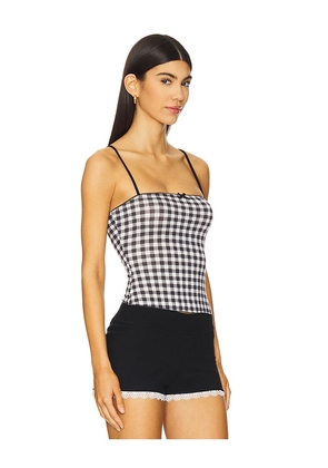 MORE TO COME Arwyn Top in Black,White. Size L. Also in M, S, XL, XS.