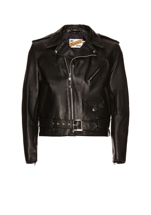 Schott One Star Perfecto Moto Jacket in Black. Size 38. Also in 36, 40, 42, 44, 46.