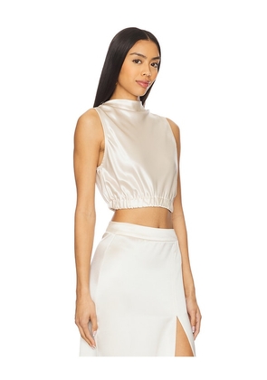NONchalant Label Reese Crop Top in Ivory. Size L. Also in M, XL.