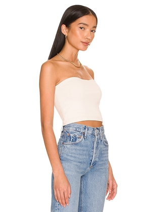 Susana Monaco x REVOLVE Strapless Crop Top in White. Size L. Also in M, S, XL, XS.