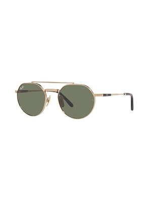 Ray-Ban Jack II Titanium in Metallic Gold.