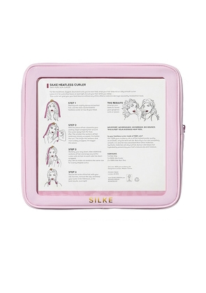 SILKE London Heatless Curler in Pink.