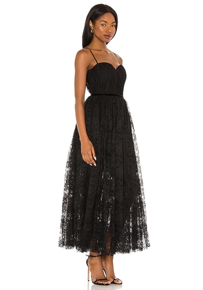 SAU LEE Selena Lace Dress in Black. Size 0. Also in 4, 8.