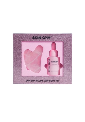 Skin Gym Facial Workout Kit Gua Sha And Signature Face Oil in Beauty: NA.