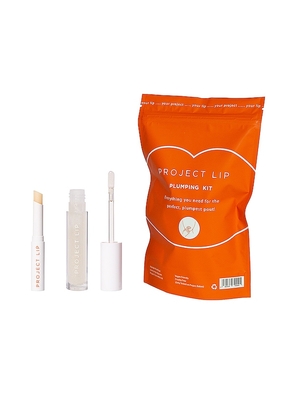 PROJECT LIP XXL Primer & Gloss Kit in White.