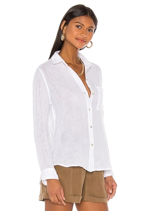 Rails Ellis Gauze Button Down in White. Size L. Also in XL.