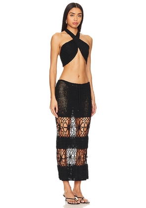 superdown Naja Skirt Set in Black. Size M. Also in L.