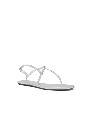 Schutz Elsha Sandal in Metallic Silver. Size 10. Also in 6, 9.5.