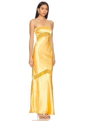 Runaway The Label Melrose Dress in Orange. Size L. Also in M, S, XL/1X, XS.